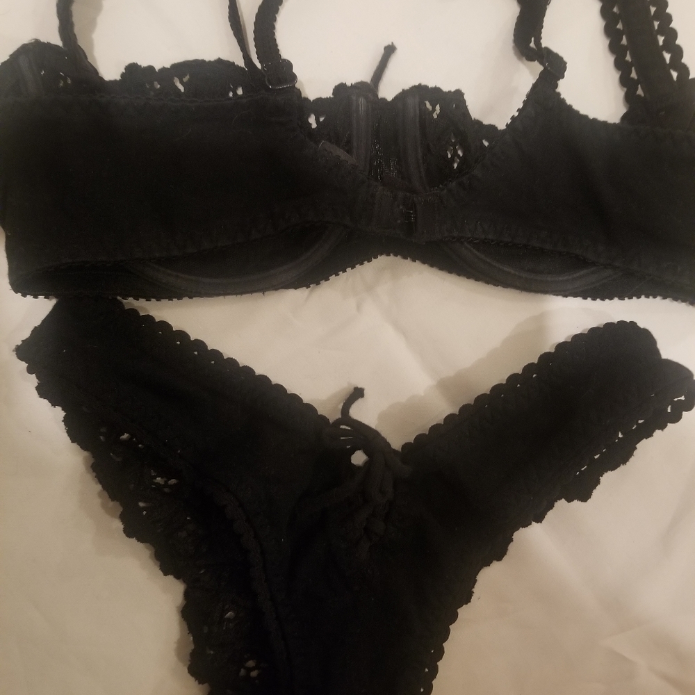 Black Aubade Bahia Half-Cup Bra - Picture 4 of 7